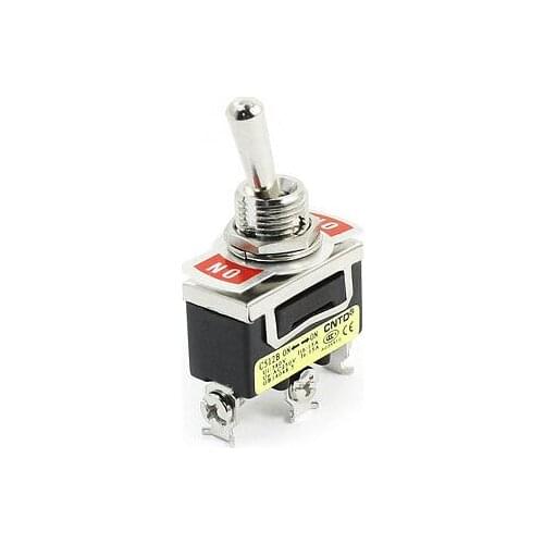 AC250V 15A SPDT 2 Positions 3-Terminals Auto Motor Toggle Switch