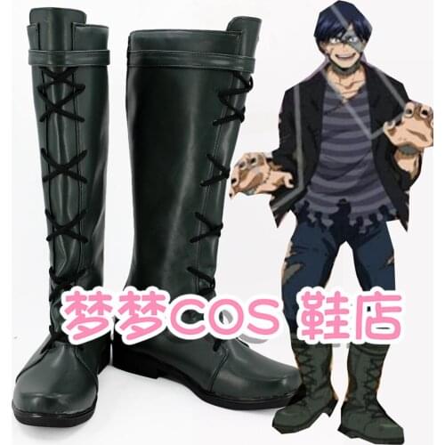 Anime My Hero Academia Lida Tenya Cosplay Party Shoes Costume Boots Accessory Halloween Custom Made