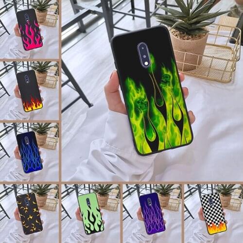 For OnePlus 3 3T 5 5T 6 6T 7 7 Pro soft Phone Case Silicone Art Flame Aesthetic Back Cover For OnePlus 7 7 Pro 6 6T 5 5T 3 3T