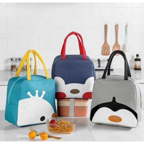 Leakproof Food Cooler Bag Large Capacity Oxford Cloth Reusable Functional Thermal Insulated Bag Storage Bags Organization