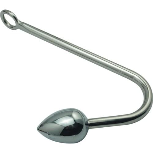 Hot sale,Small medium large ball head for choose metal anal hook butt plug dilator,prostate massager,sex toy for male