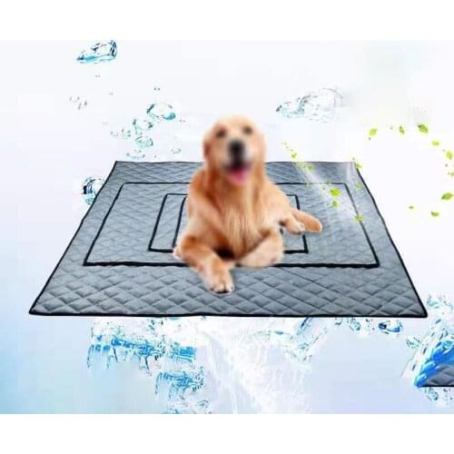 Dog summer breathable cushion beds and mats accessories for bed Cats Portable basket carpet pet products Dogs self cooling mat