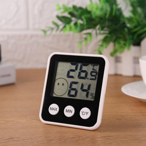Mini Indoor Hanging Thermometer Hygrometer Accurate Digital Temperature Sensor Humidity Hygrometer Office Home Gauge Tool
