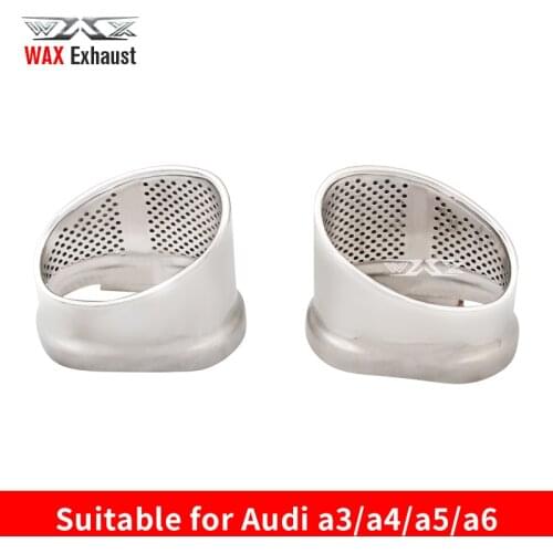 Stainless steel exhaust Tip for Audi A3/A4/A5/A6 Car styling muffler tip tail pipe