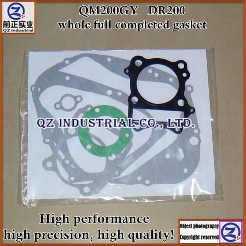 QZ industrial Free shipping new&high quality for suzuki motorcycle DR200 QS200 GS200 GXT200 QM200GY whole full completed gasket