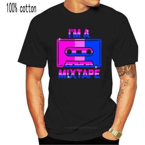 New Arrival Sunlight T-Shirt For Men Classical Novelty I'm A Mixtape Bisexuality Bisexuality Bisexuality T Shirts