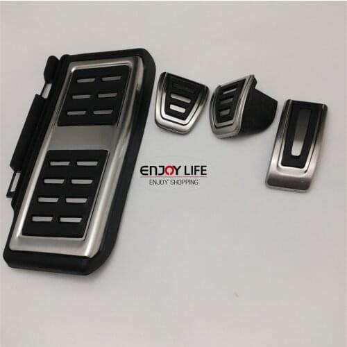 Gas Brake Foot Rest Pedal MT For VW Volkswagen Passat B8 & GOLF 7 MK7 GTI & AUDI A3 S3 8V & Skoda Octavia 5E & Seat Leon 5F MK3
