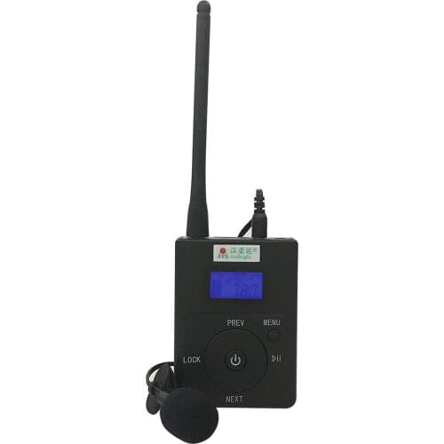 Mini Portable Stereo Digital FM Transmitter FM Radio Station Broadcast with Microphone audio Launch 500 Meters HDR-831