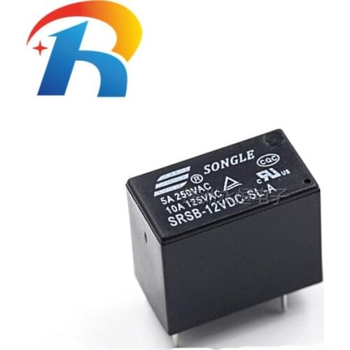 NEW 5PCS 4PIN Power relays SRSB-05VDC-SL-A SRSB-12VDC-SL-A SRSB-24VDC-SL-A 5V 12V 24V 5A 4PIN