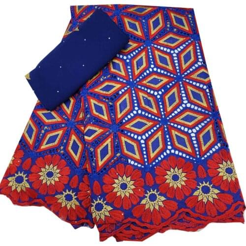 SJ Lace 2021 High Quality Stones Swiss Voile Laces In Switzerland African Dry Cotton Lace Fabric Nigerian Voile Lace H5-27