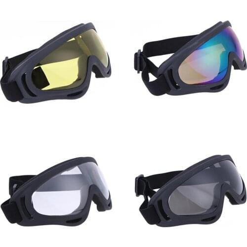 Motorcycle Bicycle PC Aerospace Glasses Goggles Windproof UV400 Protection With Soft Foam Gasket For Outdoor Cycling Sunglasses