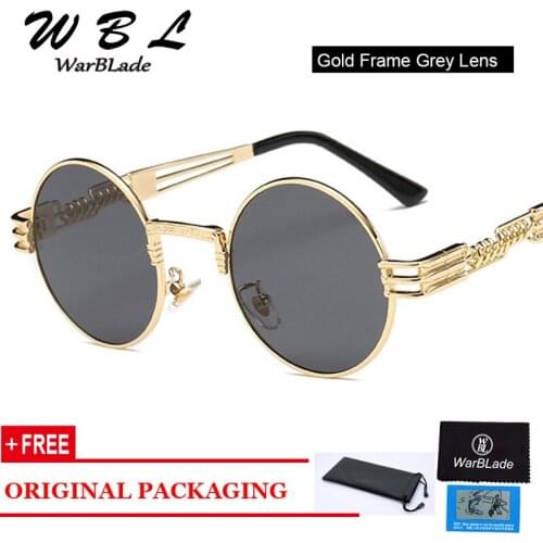 WarBLade The Man Brand Designer Classic Polarized Round Sunglasses Men Women Vintage Glasses Driving Sunglass Eyewear Retro