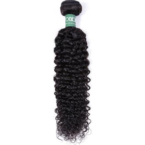 Aircabin Kinky Curly One Bundle Deal Hair Extensions 100% Brazilian Curly Human Hair Weave Natural Color Remy Hair Weave