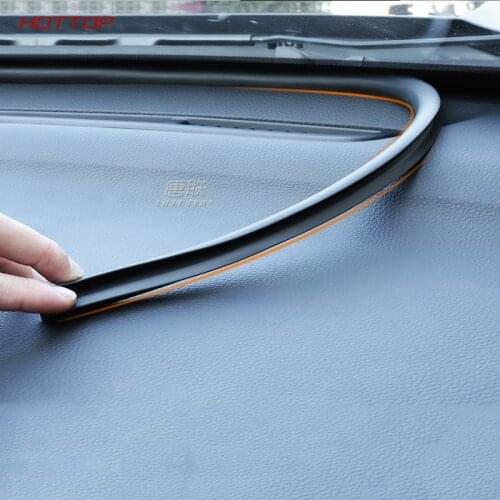 Topunion Car-styling Rubber Anti-Noise Soundproof Dustproof Car Dashboard Windshield Sealing Strips For Honda CRV CR-V 2017 2018