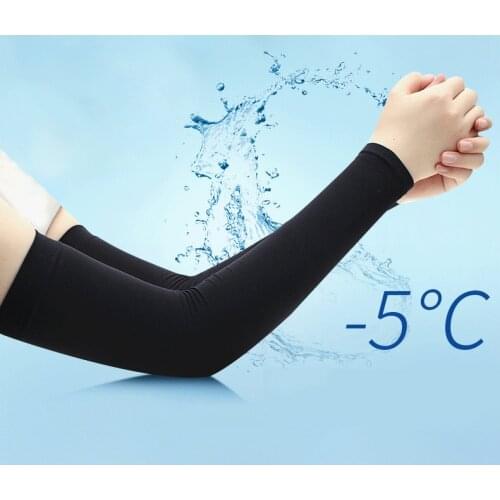 Spring And Summer Ice Silk Cycling Sleeve Sleeves Arm Male Cuff Cycling Arm Warmers Men Knee Warmers Cycling Sleeves Running