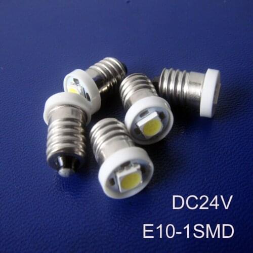 High quality 24V E10 led Truck lights,E10 24V led bulb,led E10 Pilot lamps,E10 led Signal lights 24vdc free shipping 20pcs/lot