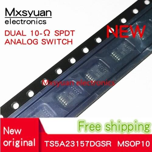10pcs~50pcs/LOT TS5A23157DGSR TS5A23157DGSRT TS5A23157DGSR JBR MSOP10 New Original
