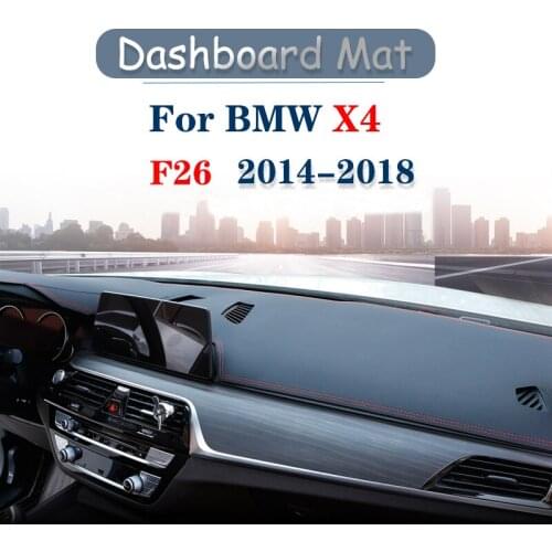 Anti-Slip Anti-UV Mat for BMW X4 F26 2014 2015 2016 2017 2018 Dashboard Cover Pad Sun Shade Dashmat Protect Carpet Accessories