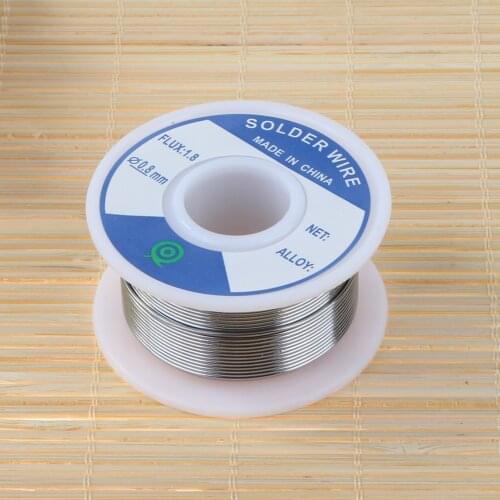 Lead-Free Tin Silver Solder Wire Flux 1.8 3% Silver 0.8mm Speaker DIY Material Solder Soldering Wire Roll Used In Circuit Board
