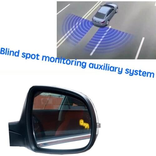 Car BSD BSM BSA Blind Area Spot Warning Drive Mirror Rear Radar Detection System For Haval H2 2014~2020