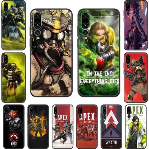 Game Apex Legends Phone case For Huawei P 8 10 20 30 Smart Plus 2019 Z Lite Pro 2017 2019 black trend cell cover fashion coque