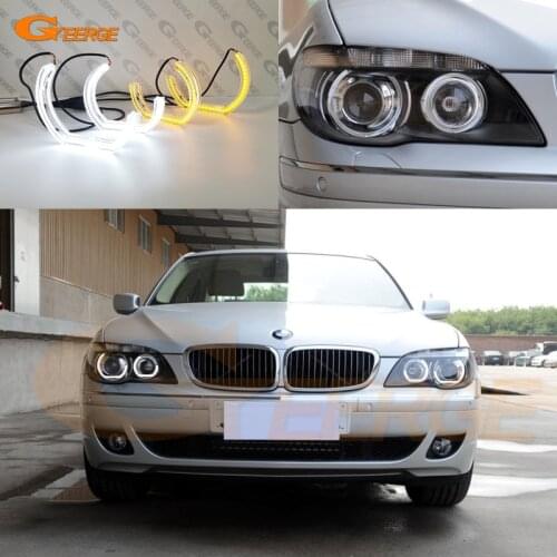Ultra Bright DTM Style LED Angel Eyes Day Light turn signal light For BMW E65 E66 Facelift 750I 760i 750Li 760Li 2006 2007 2008