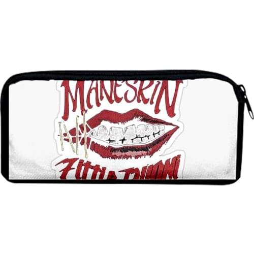 Maneskin Oxford Cloth Pencil Case Office Student Pencilcase Cute Canvas Pencil Bag School Supplies Pen Box