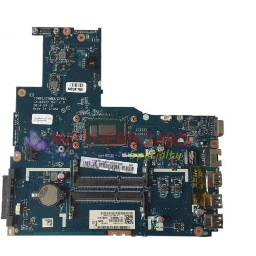 Vieruodis FOR LENOVO IDEAPAD B50-70 Laptop Motherboard W/ i3-4005U CPU 5B20G06389 LA-B092P Integrated Graphics