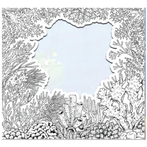 Monde sous - Marin transparent Clear Silicone Stamp/Seal for DIY scrapbooking/photo album Decorative clear stamp sheets B0692