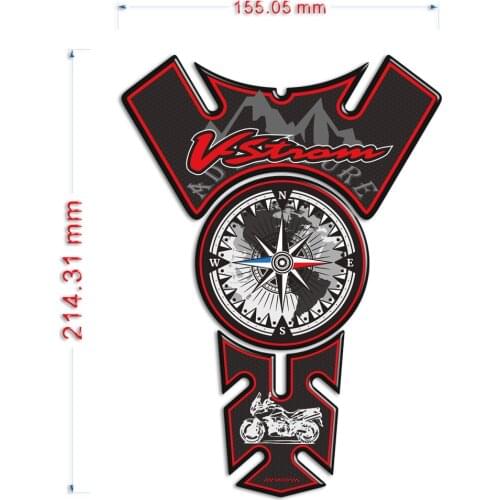 Motorcycle Stickers Tank Pad For Suzuki V-STROM V STROM DL 650 250 Protector Protection ADVENTURE VSTROM DL650 DL250 Sticker