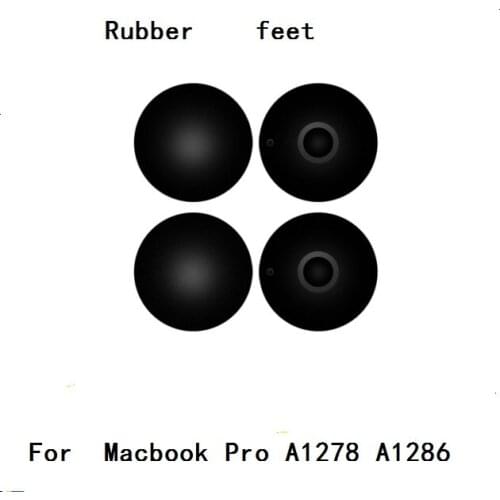 4Pcs/set Laptop Bottom Case Cover Feet Foot Kit for Macbook pro A1278 A1286 A1297 13inch 15inch 17inch