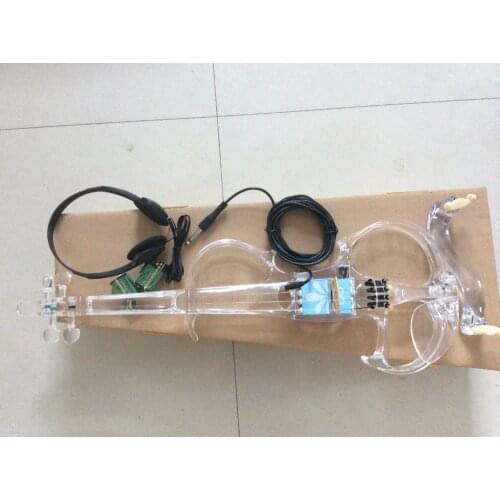 New Nice Crystal clear electric violin 4/4