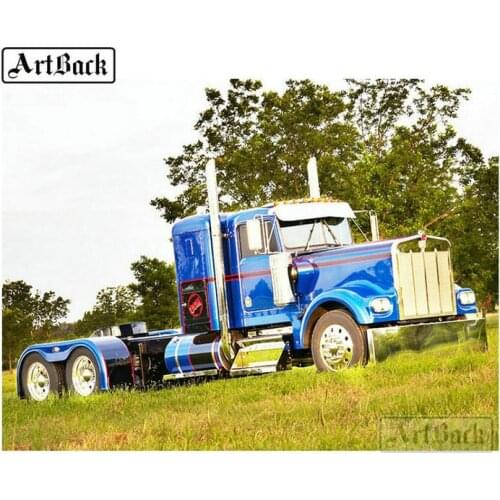 New 5d diy diamond painting truck icon full square drill 3d diamond embroidery rhinestone mosaic home decor gift