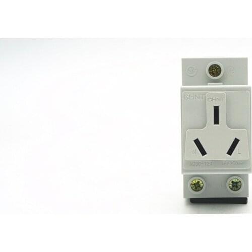New CHNT AC30-124 16A AC250V Switch socket free shipping