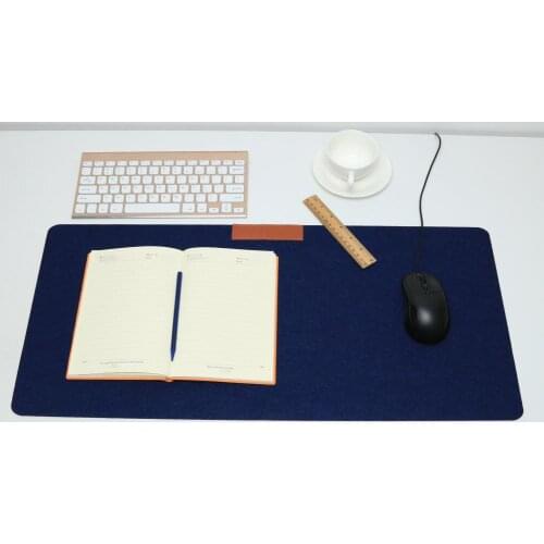 Office Computer Desk Mat Table Gamer Mousepad Keyboard Non-slip Mouse Pad Wool Felt Laptop Cushion Desk Mat Large Cover 70*33cm