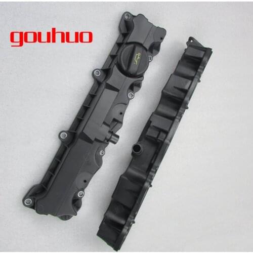 Valve Chamber Cover Assembly with Gasket 16V for Peugeot 206 307 308 C2 Citroen Elysee Sega 1.6 Intake and Exhaust 2pcs