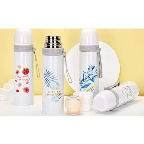 Bullet Stainless Steel Thermos Insulated Water Bottle Large Capacity Lovers Outdoor Sports Cup Camping Portable Gift Vacuum Cup