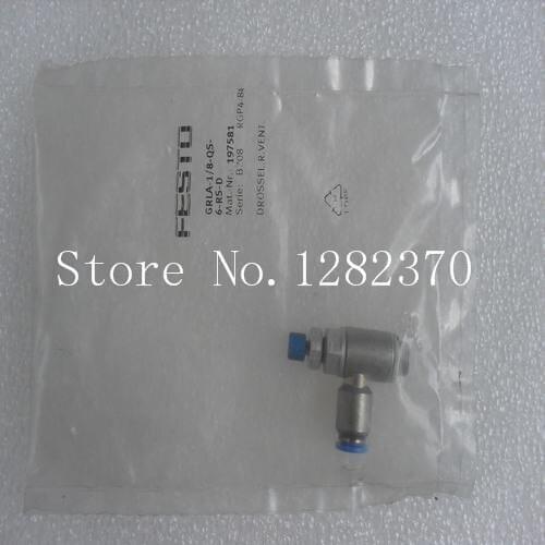 [SA] New original special sales FESTO gas fitting GRLA-1/8-QS-6-RS-D spot 197581 --5pcs/lot