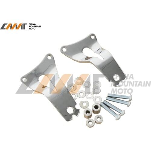 Multi-Purpose Driver Passenger Backrest Low Mount Kit case for Harley Road King 09-13