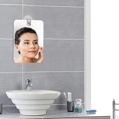 Fog Free Travel Mirror Bath Room Home Shower Makeup Tool With Suction Cup 2020 New Listing