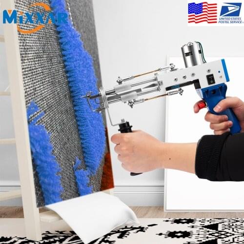 ZK30 Dropshipping Electric Carpet Tufting Gun Hand Gun Carpet Weaving Flocking Machines Cut Pile Rug Power Tool Accessories