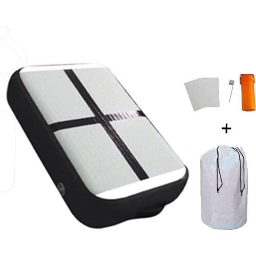 1*0.6m Inflatable Gymnastics AirTrack Tumbling Mats With Free-Pump Air Track Floor Trampoline for Home Use/Training/Cheerleading