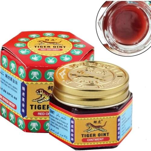 1pc 100% Original Tiger Balm Ointment Insect Bite Strength Pain Muscle Relieving Arthritis Joint Body Pain Thailand Painkiller