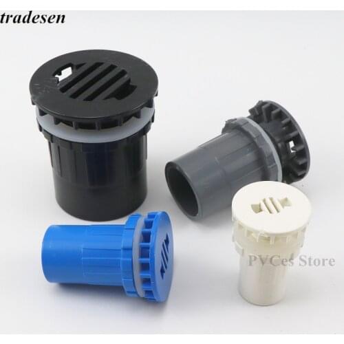 1Pcs PVC 20 25 32 40 50mm Thickened Straight Drainage Joints Aquarium Water Pipe Fittings Fish Tank Outlet Connector