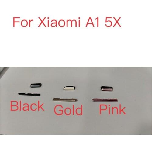 10PCS For Xiaomi A1 XiaomiA1 Xiaomi 5X Power Button ON OFF Volume Up Down Side Button Key