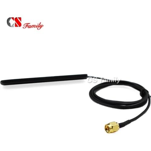 2.4G wifi receiver Antenna Bluetooth remote control aerial antenna with SMA male(inner pin)1m cable