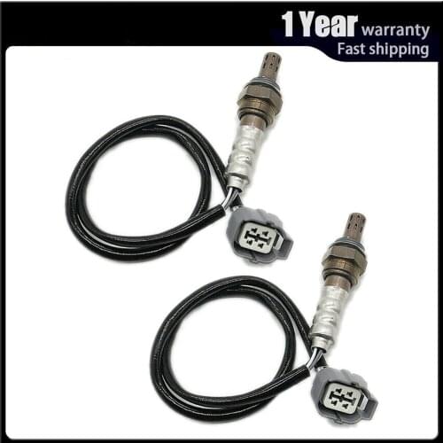 2pcs 4 Wires O2 Oxygen Sensor 1 & 2 Upstream Downstream For 2001 2002 2003 Acura EL Honda Civic Only D17A2 1.7L Auto Parts