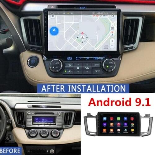 10.1'' Android 9.1 System Car Stereo Radio GPS Navigatior for Toyota Rav4 2013-2017 1+16G 2+32G WIFI Radio Multimedia Player