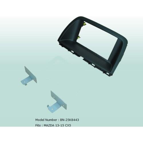 Car Fascias Double Din Radio Audio Panel Frame Dash Kit For Mazda CX-5 2013 2014 2015