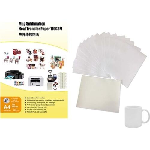 Fast-drying inkjet thermal heat transfer Sublimation Printing paper cup hard material transfer paper with high conversion rate